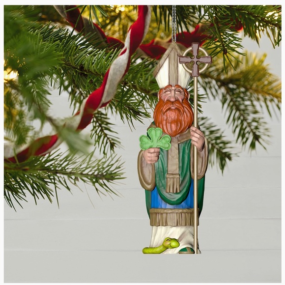 Hallmark Keepsake Saint Patrick Christmas Tree Ornament - Picture 5 of 12